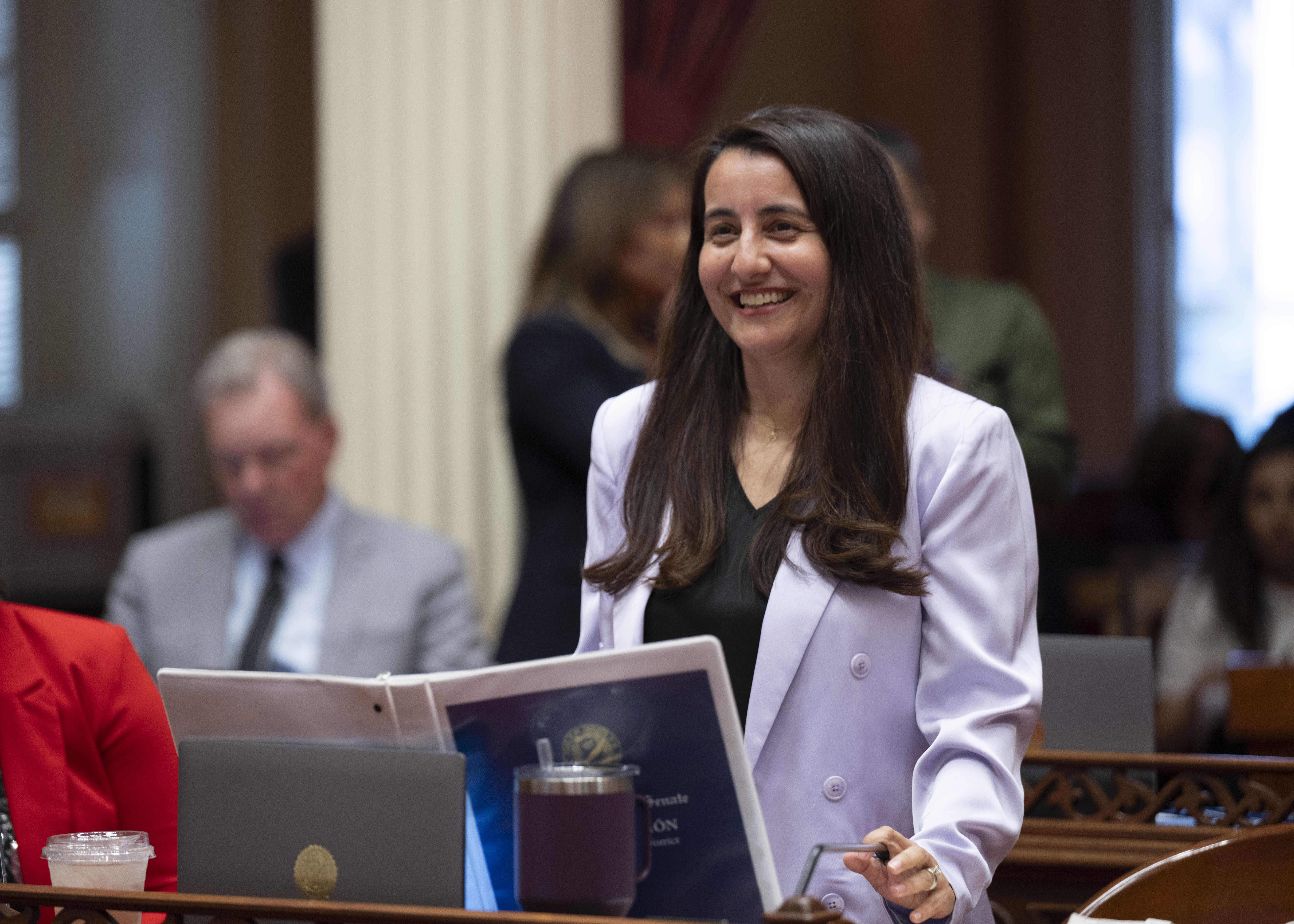 Sen Limón on the Senate Floor 