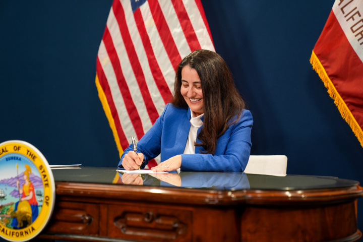 Pro tem monique limon signs bills as acting governor