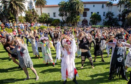 Dancers from the 2024 World Dance Event on Halloween