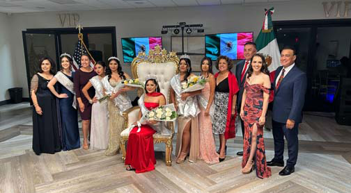 The winners of this year’s Fiestas Patrias take a photo