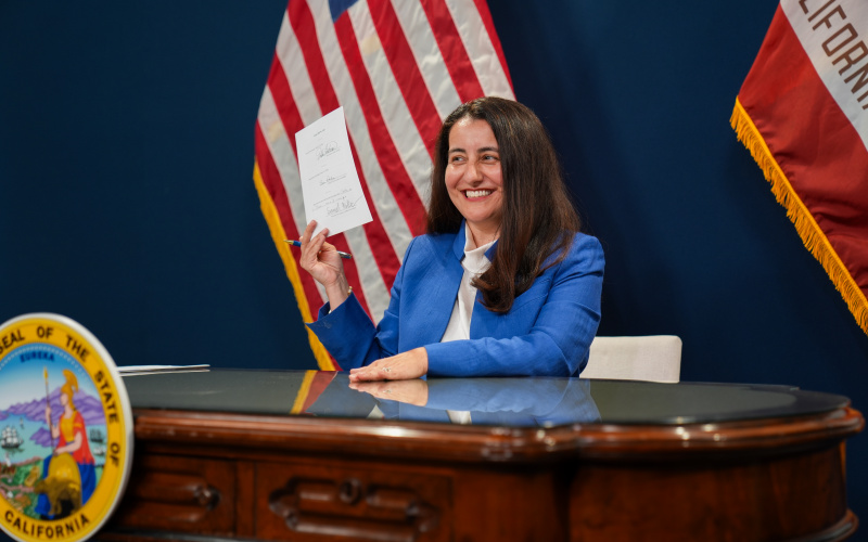 Senator Limon Signs Legislative Bill as Acting Governor