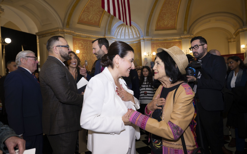 Senator Limon with Dolores Huerta
