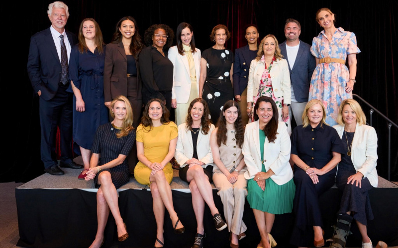 Women Founders taking picture with Senator Limon and First Partner