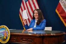 Senator Limon Signs Legislative Bill as Acting Governor